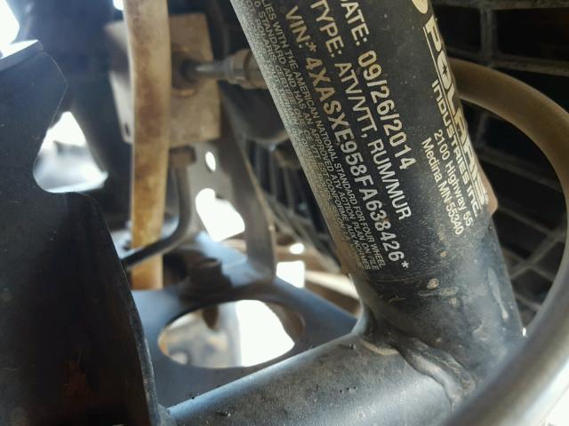 4XASXE958FA638426 - 2015 POLARIS SPORTSMAN BLACK photo 10