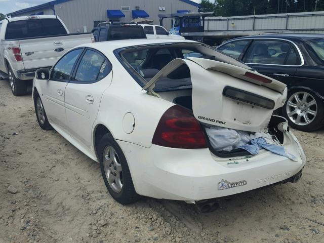 2G2WR554561204979 - 2006 PONTIAC GRAND PRIX WHITE photo 3