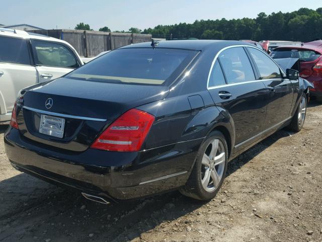 WDDNG7BB9AA324817 - 2010 MERCEDES-BENZ S 550 BLACK photo 4