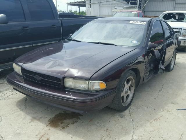 1G1BL52P6TR111278 - 1996 CHEVROLET CAPRICE MAROON photo 2