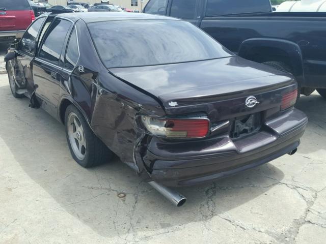 1G1BL52P6TR111278 - 1996 CHEVROLET CAPRICE MAROON photo 3