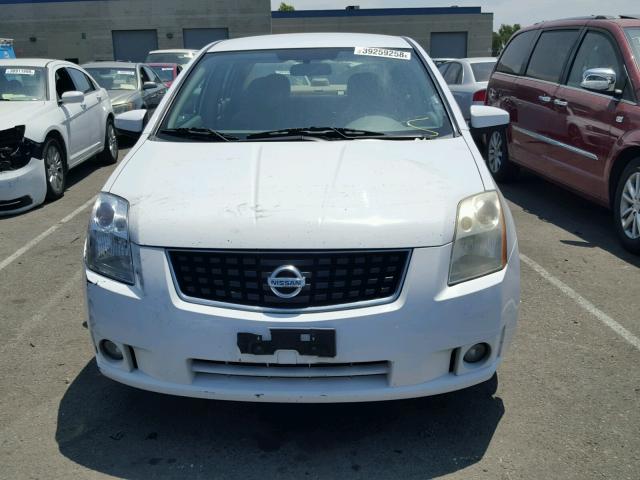 3N1AB61E18L753341 - 2008 NISSAN SENTRA 2.0 WHITE photo 9