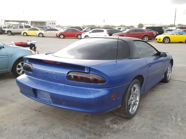 2G1FP22G6X2100472 - 1999 CHEVROLET CAMARO Z28 BLUE photo 4