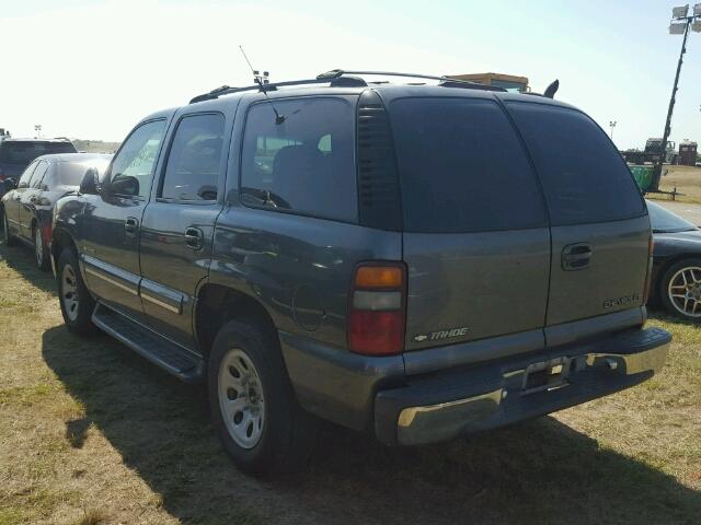 1GNEC13T71J153664 - 2001 CHEVROLET TAHOE C150 GRAY photo 3