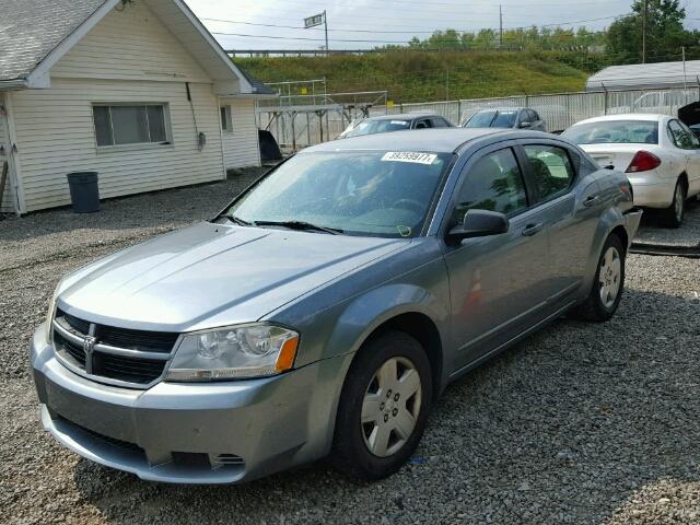 1B3LC46K38N256234 - 2008 DODGE AVENGER SE GRAY photo 2