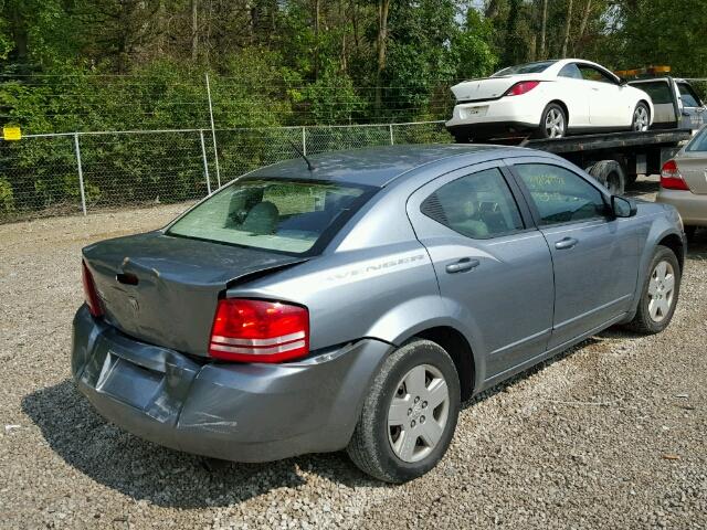 1B3LC46K38N256234 - 2008 DODGE AVENGER SE GRAY photo 4