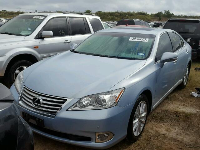 JTHBK1EG0B2455984 - 2011 LEXUS ES 350 BLUE photo 2