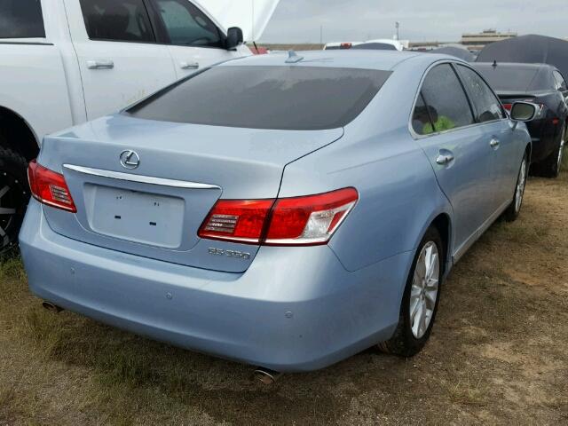 JTHBK1EG0B2455984 - 2011 LEXUS ES 350 BLUE photo 4