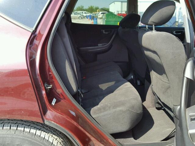 JN8AZ08W17W616854 - 2007 NISSAN MURANO MAROON photo 6