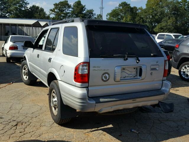 4S2CK58W3Y4353323 - 2000 ISUZU RODEO S SILVER photo 3