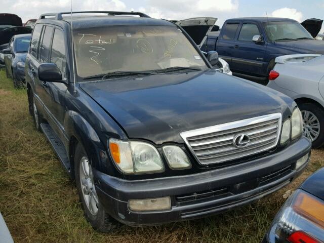 JTJHT00W533528910 - 2003 LEXUS LX 470 BLACK photo 1