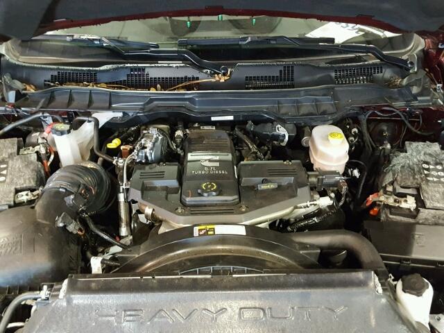 3C6UR5CL1HG676398 - 2017 RAM 2500 ST BURGUNDY photo 7