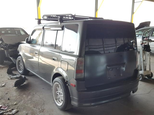 JTLKT334X50204560 - 2005 TOYOTA SCION XB Grau Foto 3