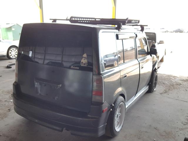 JTLKT334X50204560 - 2005 TOYOTA SCION XB Grau Foto 4