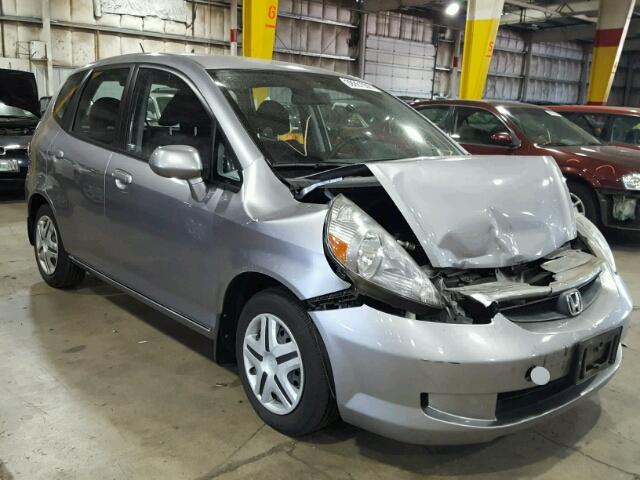 JHMGD37418S012556 - 2008 HONDA FIT SILVER photo 1