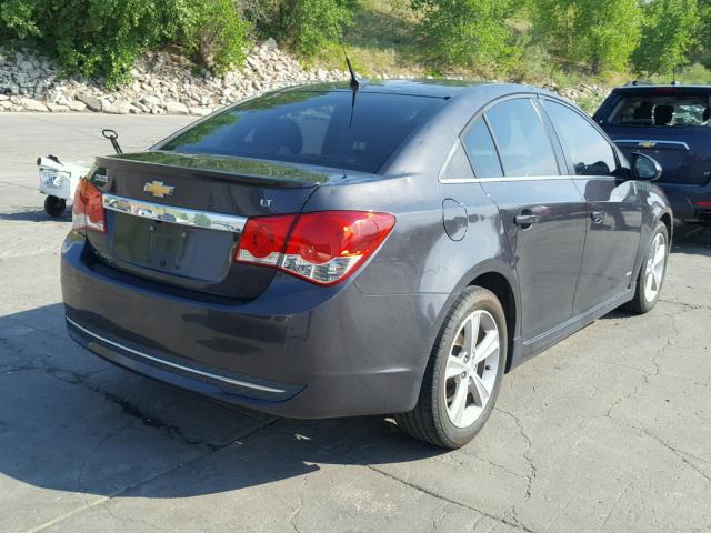 1G1PE5SB6E7191782 - 2014 CHEVROLET CRUZE LT CHARCOAL photo 4