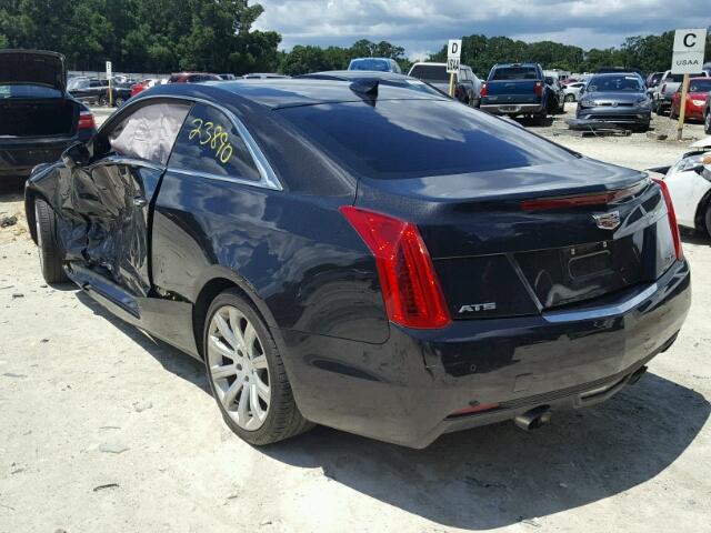 1G6AB1RXXF0125815 - 2015 CADILLAC ATS LUXURY BLACK photo 3