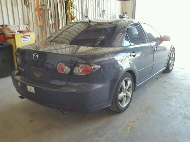 1YVHP80C775M09790 - 2007 MAZDA 6 GRAY photo 4