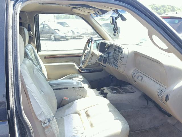 1GYEK13R6XR403867 - 1999 CADILLAC ESCALADE BLACK photo 5