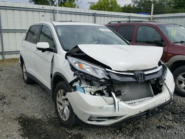 5J6RM3H5XFL014938 - 2015 HONDA CR-V EX WHITE photo 1