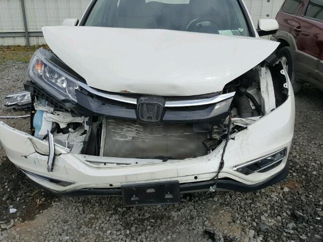 5J6RM3H5XFL014938 - 2015 HONDA CR-V EX თეთრი ფოტო 7