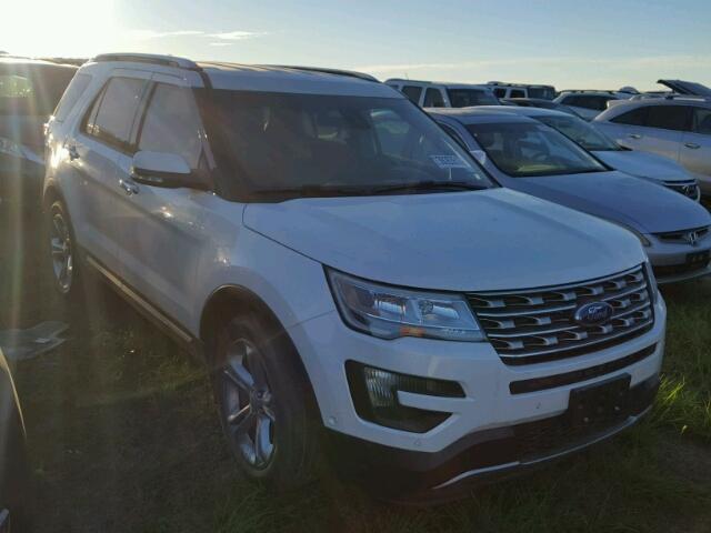 1FM5K7F86GGB17648 - 2016 FORD EXPLORER WHITE photo 1