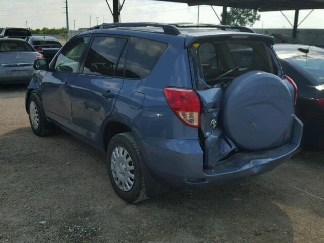 JTMBD33V365020762 - 2006 TOYOTA RAV4 BLUE photo 3