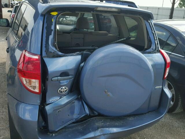 JTMBD33V365020762 - 2006 TOYOTA RAV4 BLUE photo 9