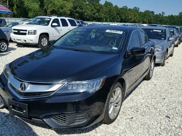 19UDE2F3XHA009456 - 2017 ACURA ILX BASE BLACK photo 2