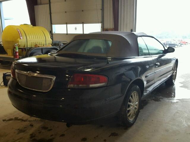 1C3EL55T93N525633 - 2003 CHRYSLER SEBRING LX BLACK photo 4