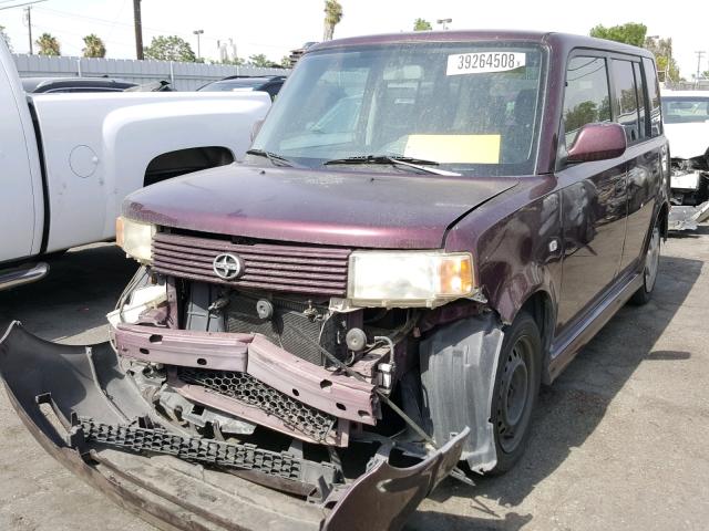 JTLKT324750201763 - 2005 TOYOTA SCION XB Lila Foto 2
