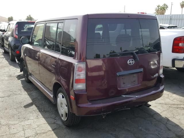 JTLKT324750201763 - 2005 TOYOTA SCION XB Lila Foto 3