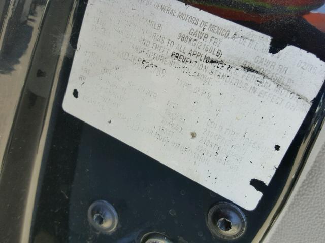 3GNDA13D46S622788 - 2006 CHEVROLET HHR LS BLACK photo 10