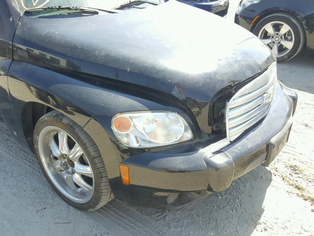 3GNDA13D46S622788 - 2006 CHEVROLET HHR LS BLACK photo 9