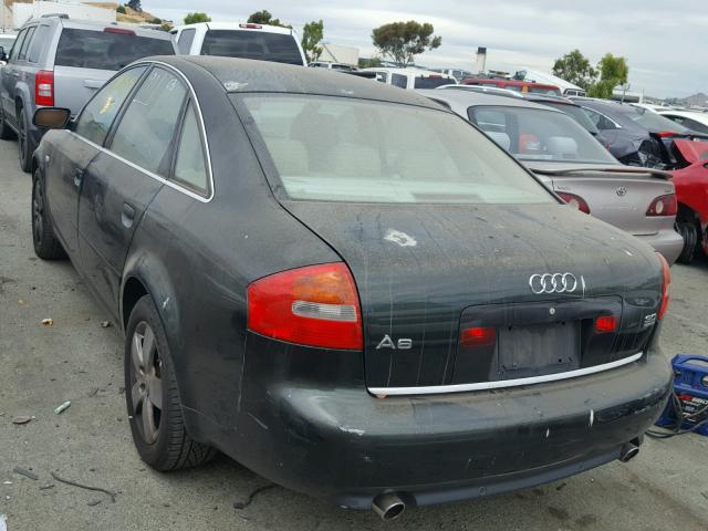 WAULT64BX3N055675 - 2003 AUDI A6 3.0 QUA GREEN photo 3