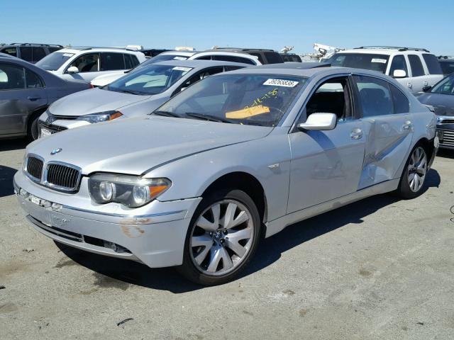 WBAGN63473DR10434 - 2003 BMW 745 LI SILVER photo 2