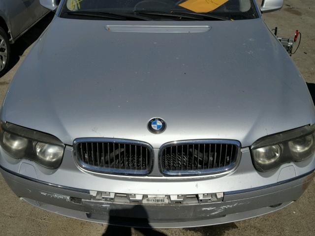 WBAGN63473DR10434 - 2003 BMW 745 LI SILVER photo 7