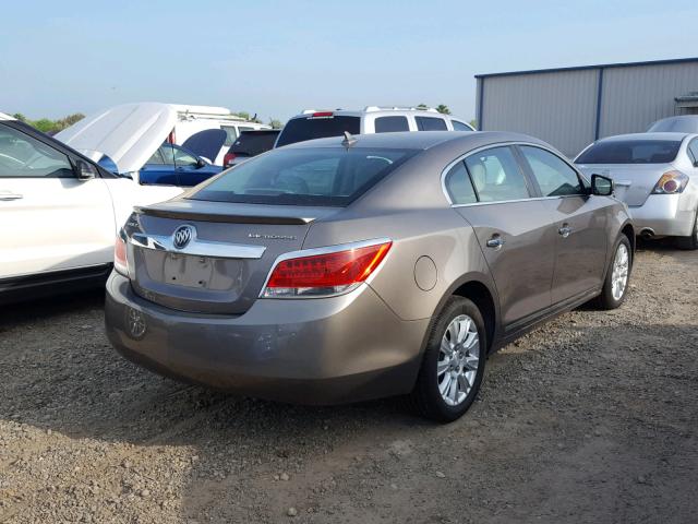 1G4GD5ER7CF206680 - 2012 BUICK LACROSSE P BROWN photo 4