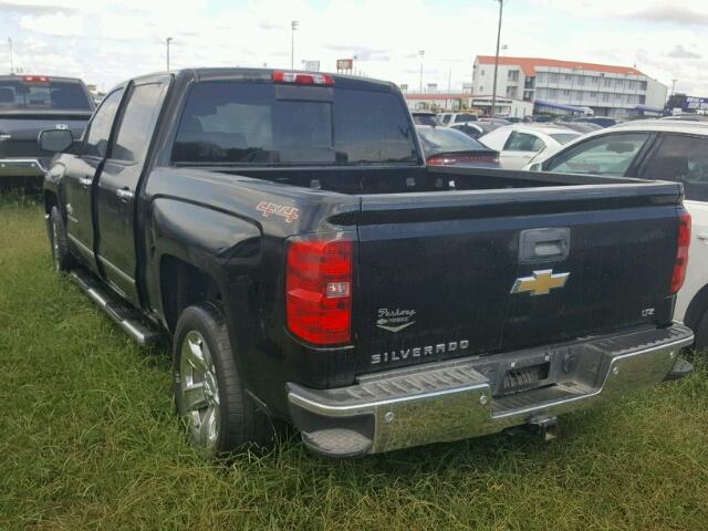 3GCUKSEC3EG255495 - 2014 CHEVROLET SILVERADO BLACK photo 3