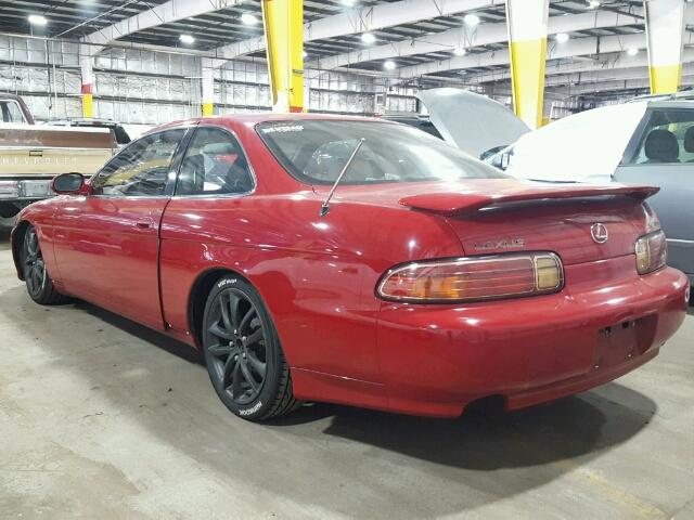 JT8CD32Z8W1002675 - 1998 LEXUS SC 300 RED photo 3