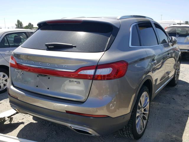 2LMTJ8LP2GBL38400 - 2016 LINCOLN MKX RESERV CHARCOAL photo 4