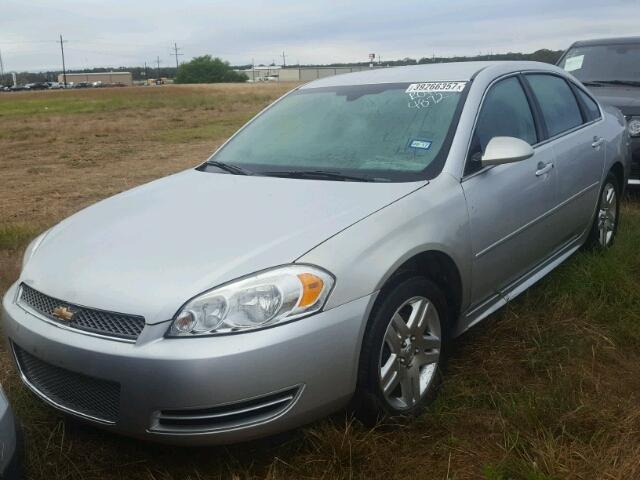 2G1WB5E35E1150470 - 2014 CHEVROLET IMPALA LIM SILVER photo 2