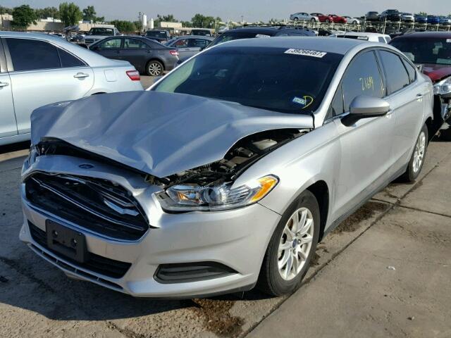 3FA6P0G7XGR246076 - 2016 FORD FUSION S SILVER photo 2