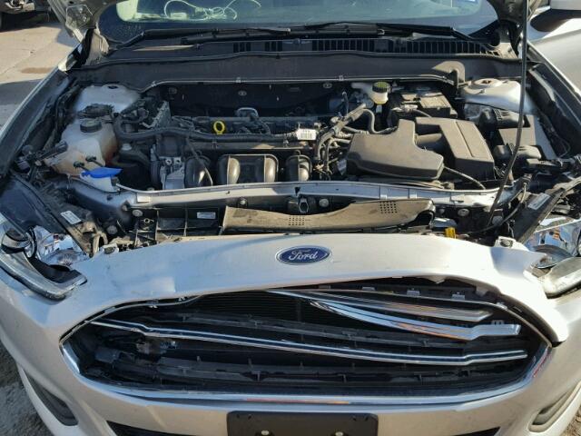 3FA6P0G7XGR246076 - 2016 FORD FUSION S SILVER photo 7