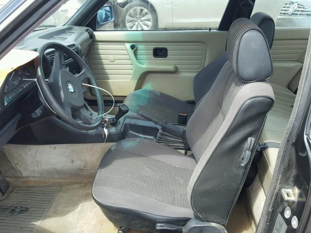 WBAAK7408F8766843 - 1985 BMW 318 I GRAY photo 5