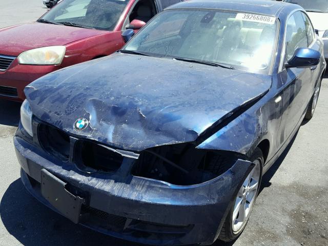 WBAUP9C50AVL89233 - 2010 BMW 128 I BLUE photo 2