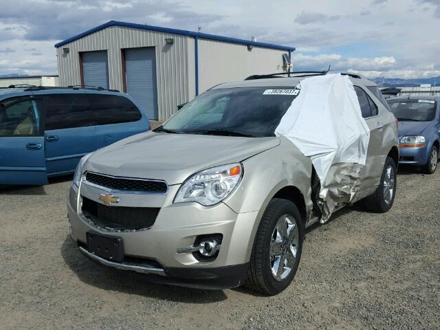 2GNFLHE35E6100507 - 2014 CHEVROLET EQUINOX GOLD photo 2