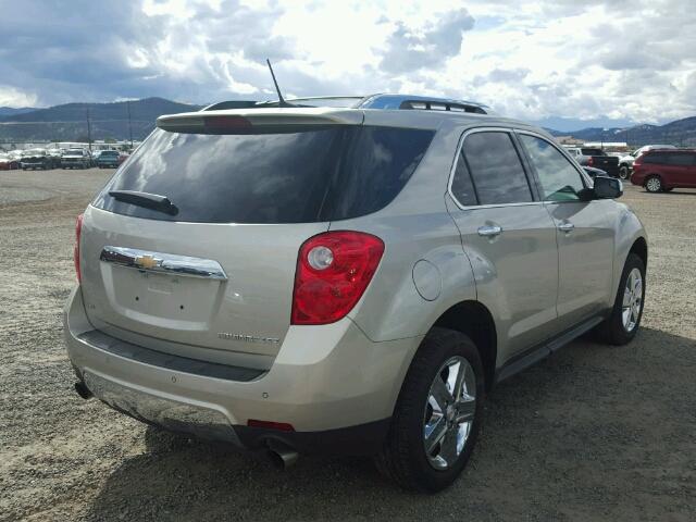 2GNFLHE35E6100507 - 2014 CHEVROLET EQUINOX GOLD photo 4