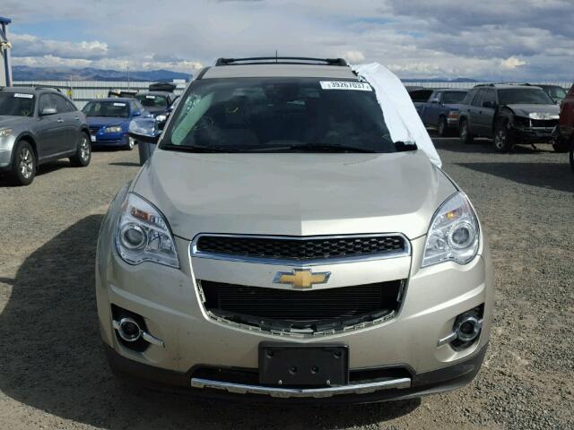 2GNFLHE35E6100507 - 2014 CHEVROLET EQUINOX GOLD photo 9