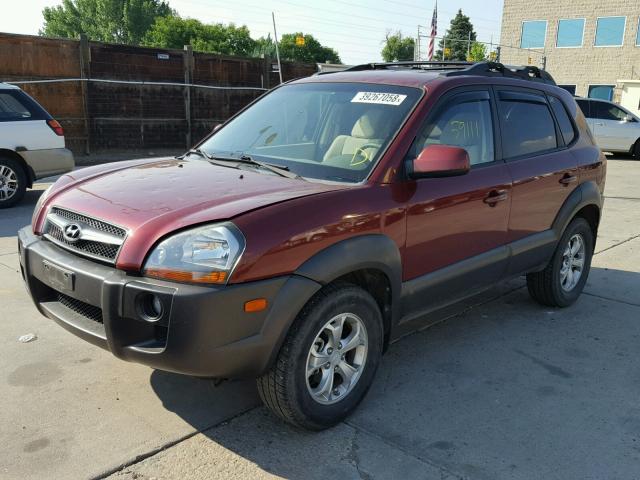 KM8JN72D79U933958 - 2009 HYUNDAI TUCSON SE RED photo 2